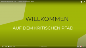 Mehr über den Artikel erfahren Projektmanagement „fast & simple“: der kritische Pfad