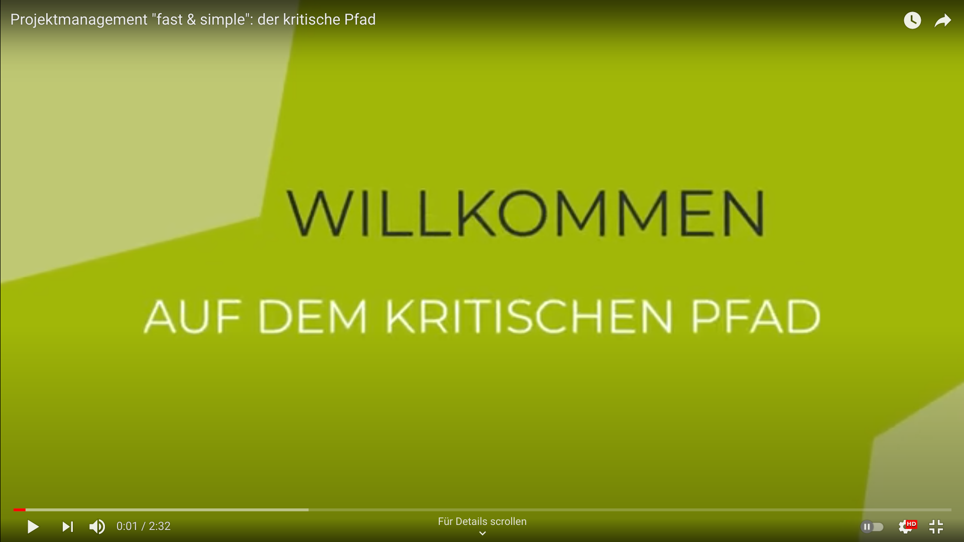 Read more about the article Projektmanagement „fast & simple“: der kritische Pfad